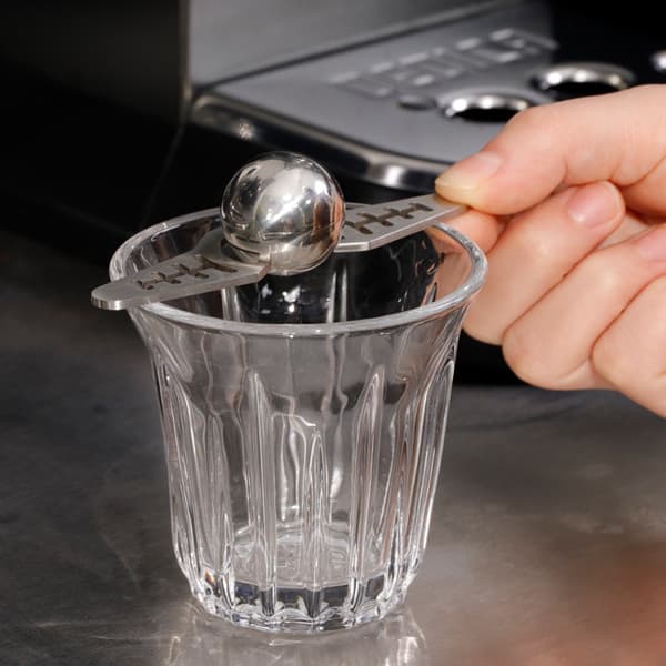 Kølekugle til espresso, espressokaffe køleværktøj, køle-/iskugle i rustfrit stål (DB)