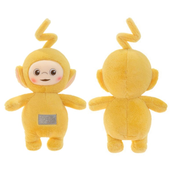 DB Teletubbies Animert Karakterer Omgir Plush Actionfigurer Beroligende Leker Jente Tegneserie Dukker Barneferie Gaver yellow 17.7In