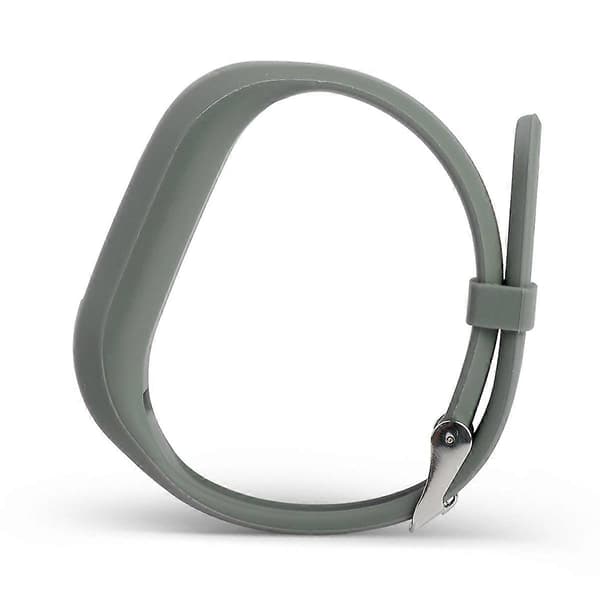 Blødt silikone urrem til Garmin Vivofit 3, justerbar erstatningsrem [DB] Dark grey Dark Grey