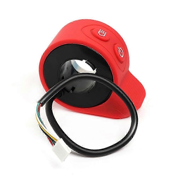 Accelerator Gaspedal til HX X8 Elektrisk Scooter Kontakt Tænd/Sluk Lampe Knap Tommelfinger Gas Kontrol Dele Tilbehør [db] Red