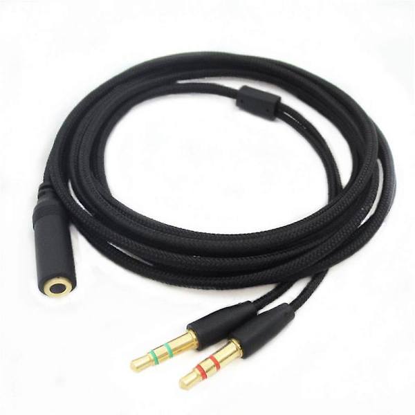 For Razer Øretelefon Lydkabel Hodetelefonadapter Splitter Headset Mikrofon For Razer Electra/kraken Pro 7.1 V2/hamme