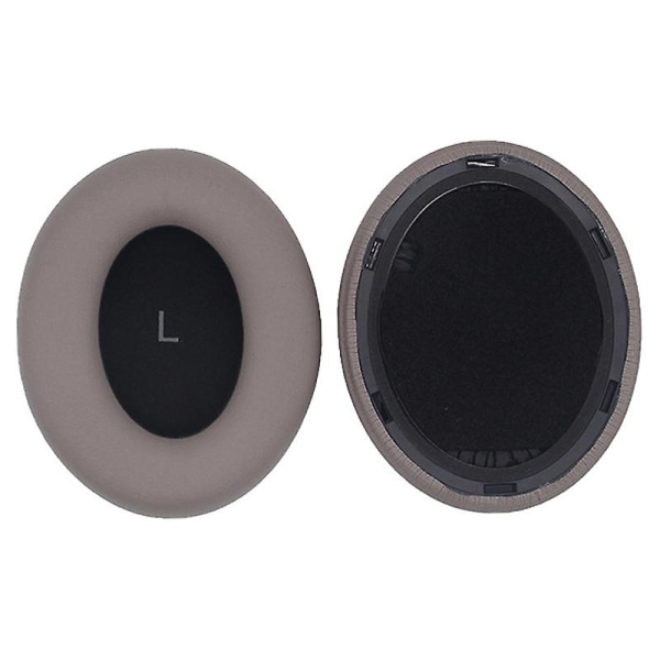 1 par med øreputer i svamp for Sennheiser Momentum 4.0 hodetelefoner (grå) {DB Grey
