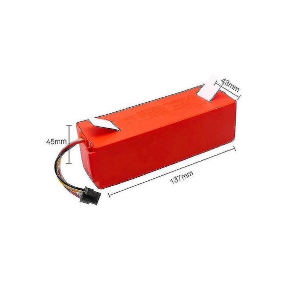 Brr-2p4s-5200s 14,4v 5200mah Robotstøvsuger erstatningsbatteri for S55 S60 S65 S50 S51 S5 [DB]