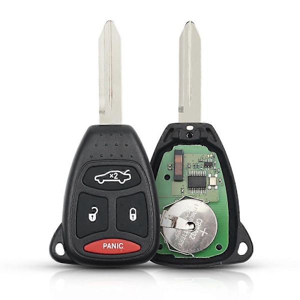 2/3/4 Knappar Fjärrkontroll Bilnyckel För Dodge Chrysler Jeep Dakota Durango Charger 300 Aspen Grand Cherokee 315/433mhz KOBDT04A [Db] 4 Buttons Trunk