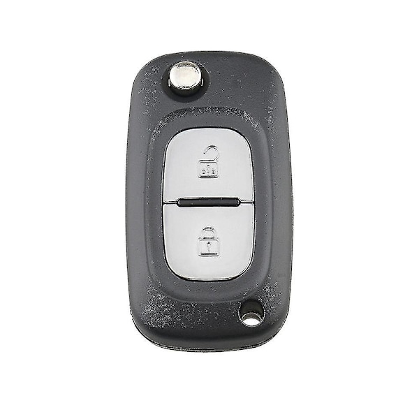 Bilnøgleudskiftning 2 knapper Bilnøgleetui til Renault Clio / Megane / Kangoo / Modus [db]