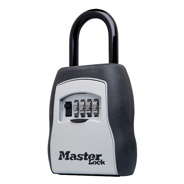 Master Lock nøgleboks, 5 nøglekapacitet, sort  [dB}