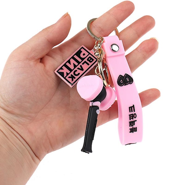 1 st Kpop Bts Twice Nct Exo Blackpink Got7 Ljusstavspendant Nyckelring Snodd Db N5 1 Pcs