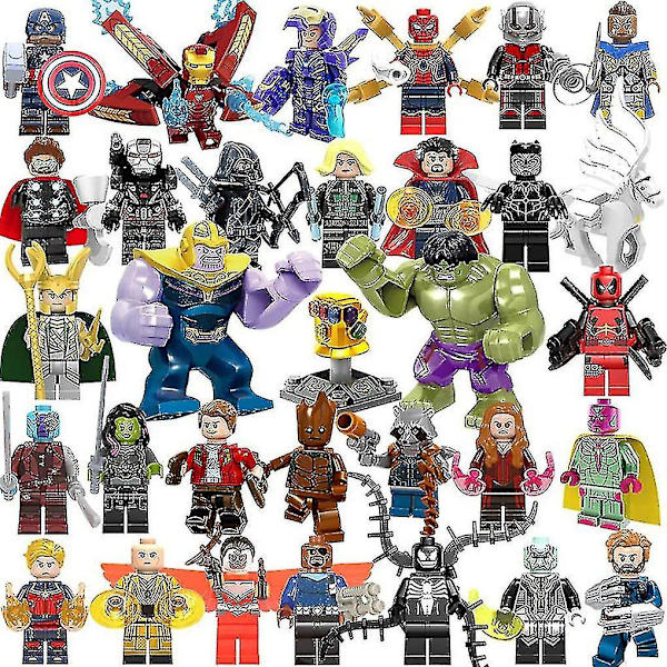32 stk. Superhelt Tegneserie Minifigurer Dc Minifigurer Gave til Børn [DB]