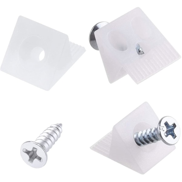 100 Pack Möbel Låda Botten Reparation Fästning Lagning Låda [Db]