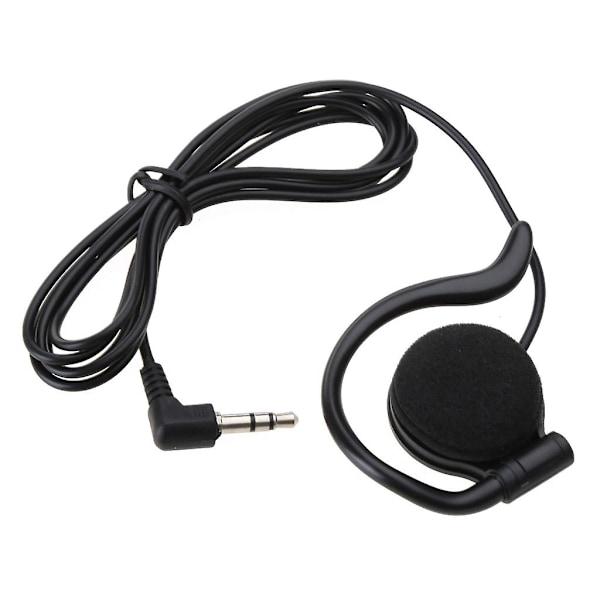 G-formet blød ørekrog øretelefon 3,5 mm jack enkelt side headset hovedtelefon [DB] Left ear