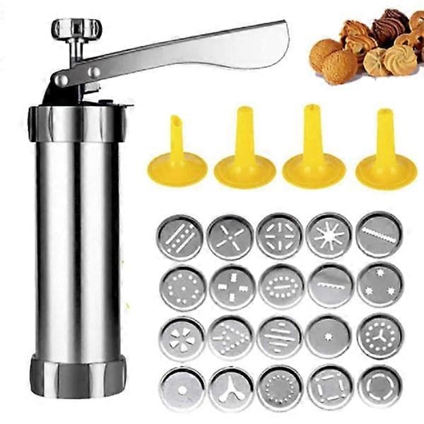 Kakpress Set kakmaskin inklusive 20 designer Silver [DB]