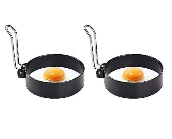 2-pack äggring, non-stick äggringar, pocherade äggringar, äggstekningsringar [DB]
