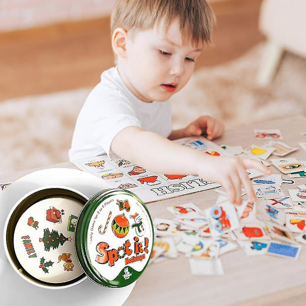 Tegneserie Spot It Matchende Kortspill Logisk Resonnering Trening Brettspill Gave Til Barne-Dagen {db} Mickey Mouse red