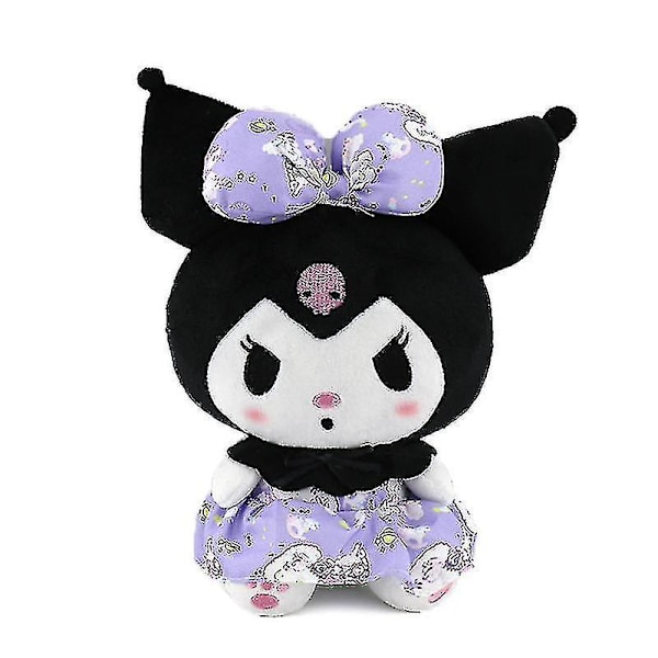 Rion söt kramkudde plysch stoppad Kuromi karaktär stoppad kudde samling Db Classic Grey