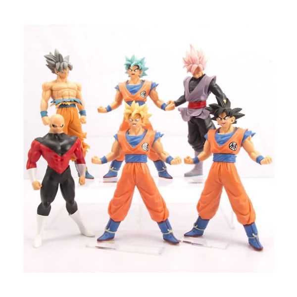 Dragon Ball Ation Figur Legetøj Full Power Son Goku 6 Stk Sæt Cosplay Gave Ornamenter Db