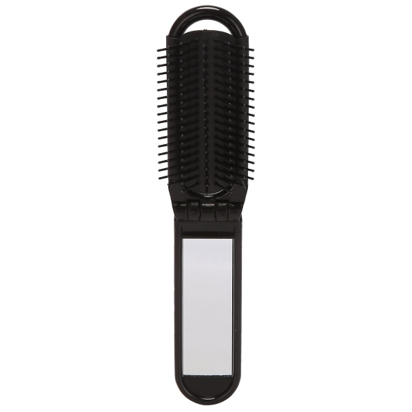 Vikbar hårborste med spegelficka Storlek Kam-svart