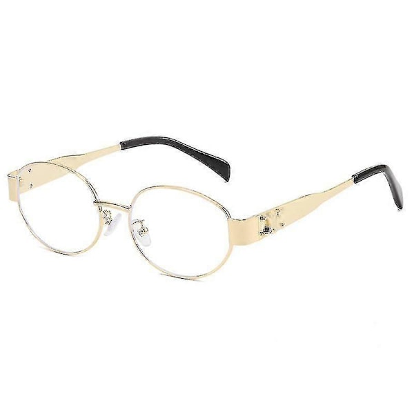 2024 Nye Mode Arc De Triomphe Retro Oval Ramme Solbriller [db] F