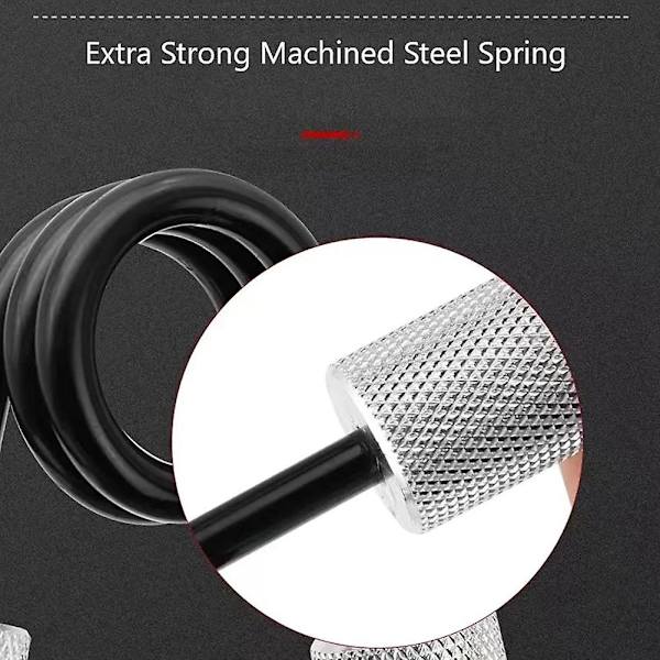 Handgreppsstärkare Set med 3 (100lb,200lb,300lb) Metallgreppsstyrketränare Handled & Underarm Str  [XC] Silver