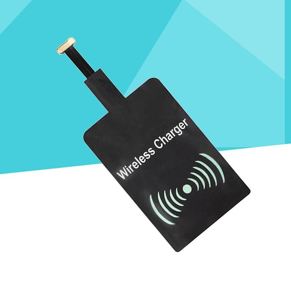Universal Qi Trådløs Lading Micro USB Port Mottakermodul Patch for Android Telefon - Omvendt [DB]