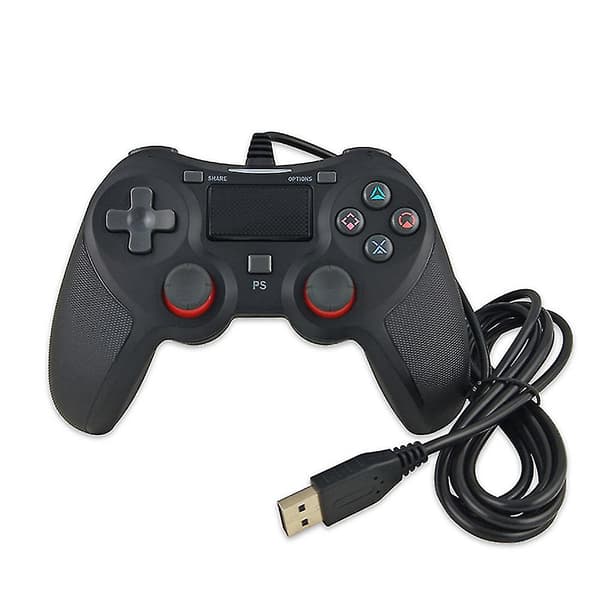 Ps4 Kablet Controller Til Playstation 4, Dobbelt Vibration Usb Joystick [DB]