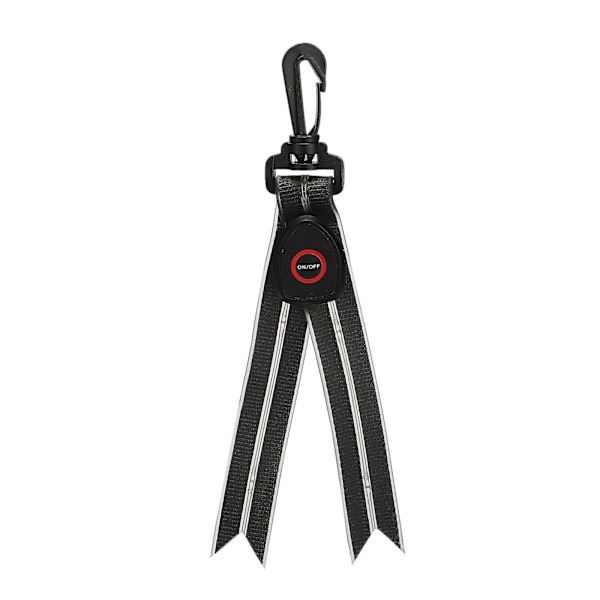 LED-blinkande ljus med färgglada lampor, USB-uppladdningsbara reflexer för skolväska, säkerhetsljus [DB] Black