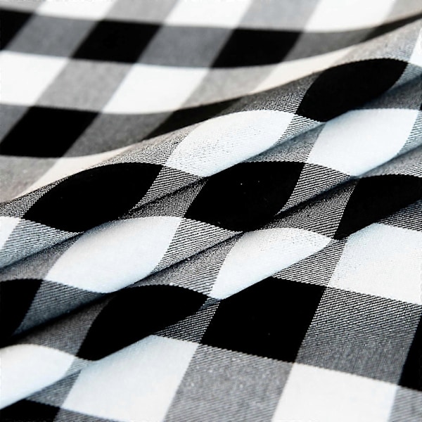 Rund dug borddækning fest bryllup dug til spisestue køkken 2024 ny [DB] Black 140cm