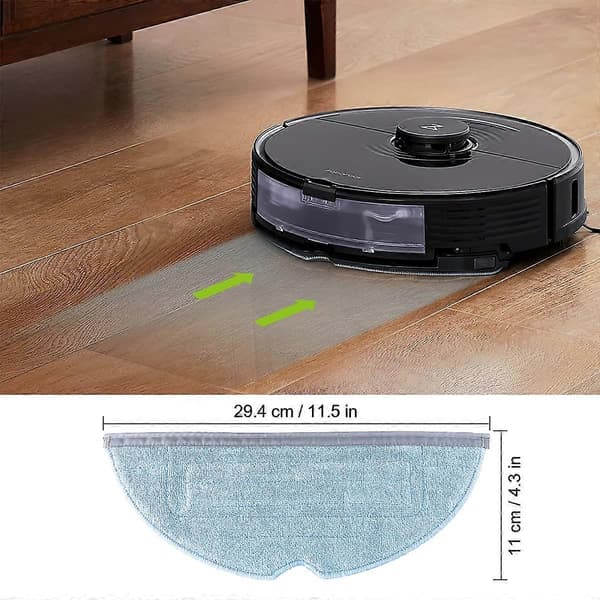 6-pak Erstatningsmoppe til Roborock TVU [db]