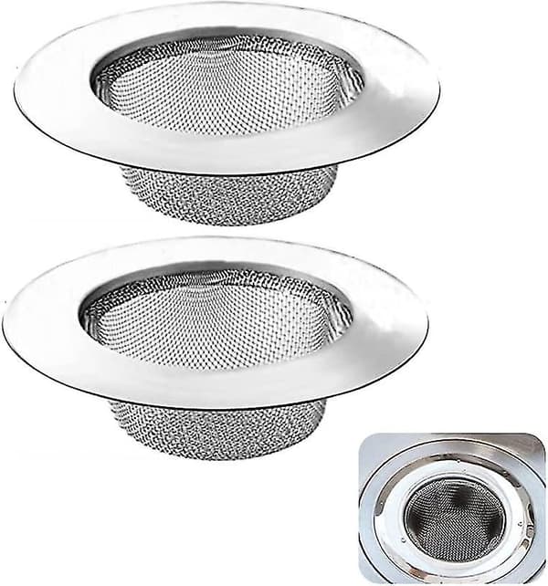 2-pack Avloppssil, Rostfritt Stål, Avloppssil, Duschsil, Handfatssil, Avloppssil för Dusch, Badkar, Kök [Db]