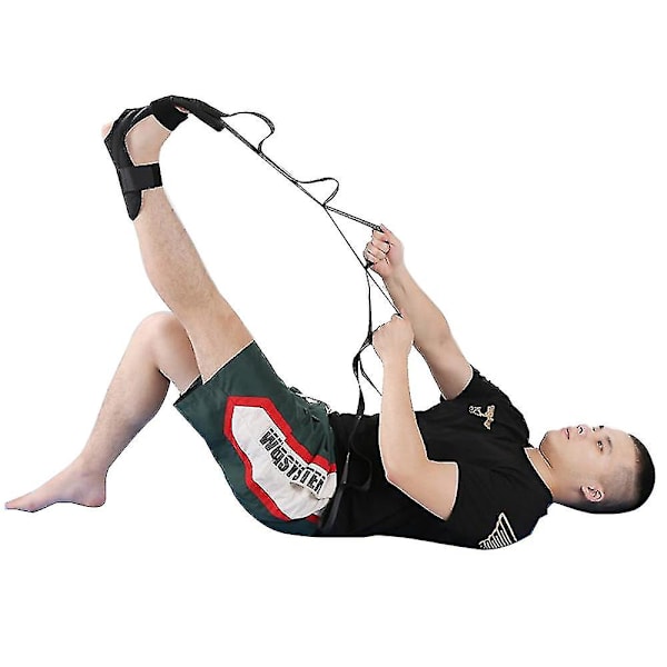 Yogastrekksstropp, ankelligamentstrekkerbeltesløyfer ligamentstrekkbånd, treningsbenstrekker [db]