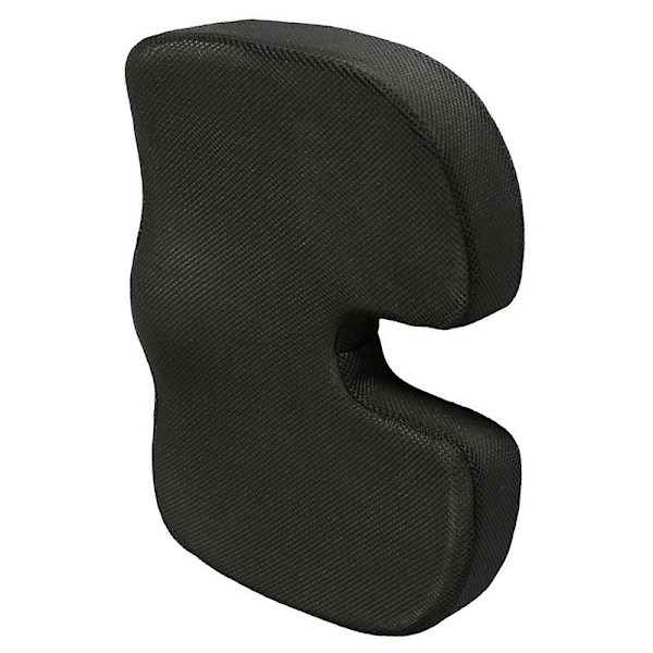 Ortopædisk Pude Sædehynde - Skridsikker Memory Foam Halebenpude til Haleben Smerter - Kontorstol C [db] Black