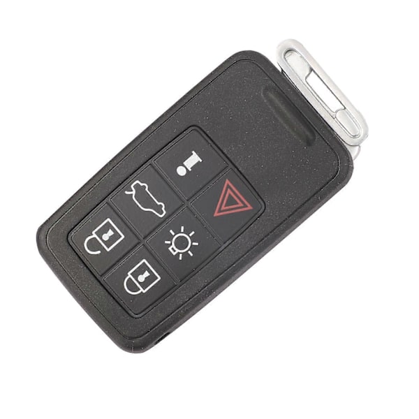 5/6 Knappar Smart Bilnyckel Skal Fodral Fob För Volvo S60 V60 S80 XC70 XC60 V70 2008-2017 Fjärrkontroll Skydd Tillbehör [DB] 5 Buttons