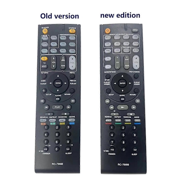 Fjärrkontroll för Onkyo AV-receiver för TX-SR309 TX-NR509 TX-SR608 TX-SR508 TX-NR747 TX-NR646 TX-NR545 HT-RC630 TX-SR33 New edition