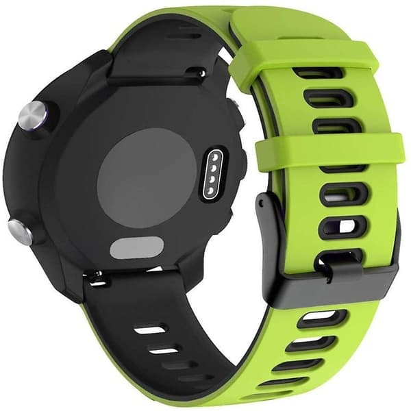 Silikonarmband för Garmin Forerunner 245 {Db} Lime Black