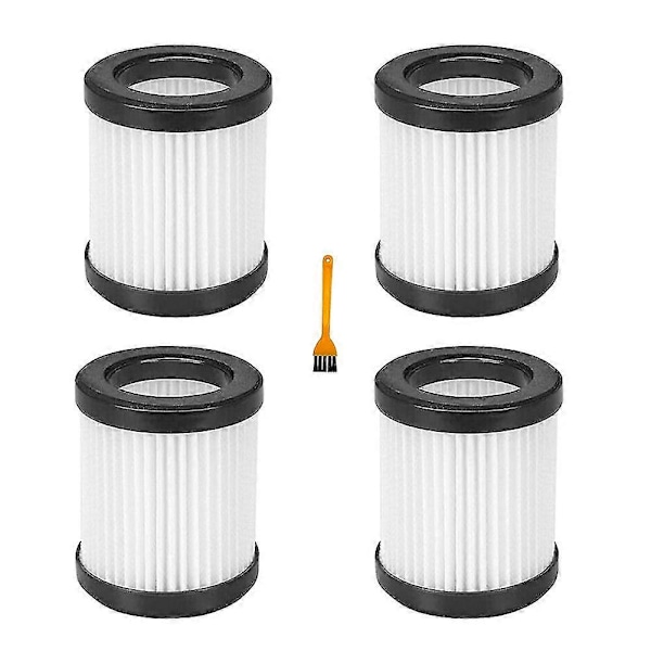 4-pak HEPA-filtre Udskiftning til XL-618A og M8-PRO ledningsfri håndholdt støvsuger [DB] As Shown