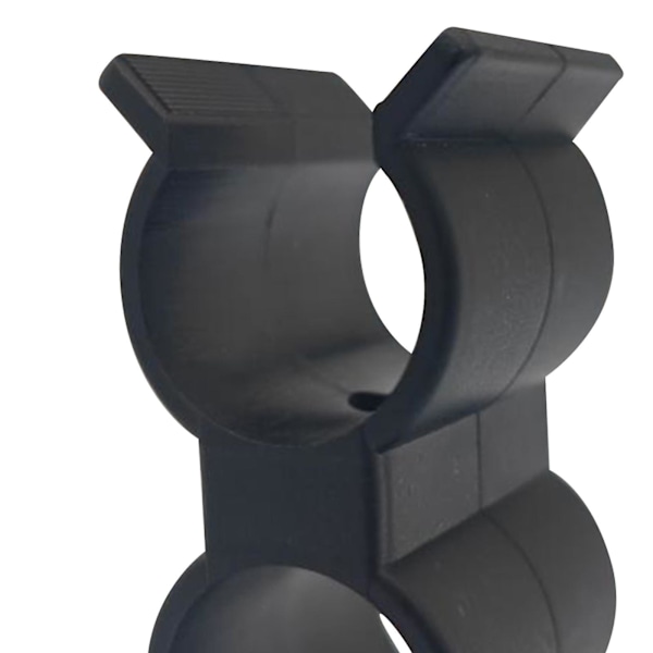 Kaksoisporttiputken kiinnikkeet, varastohyllyjen kallistukset, ketjun linkki-aita-paneelin kiinnikkeet [DB] Black 6.25cm