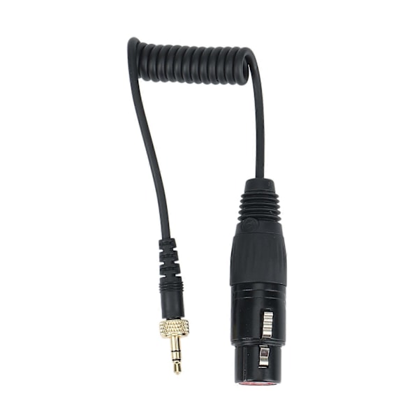 Låsende 3,5 mm til 3,5 mm TRS til XLR Hunn Mikrofonutgangsledning for Trådløse Mottakere [DB] As Shown
