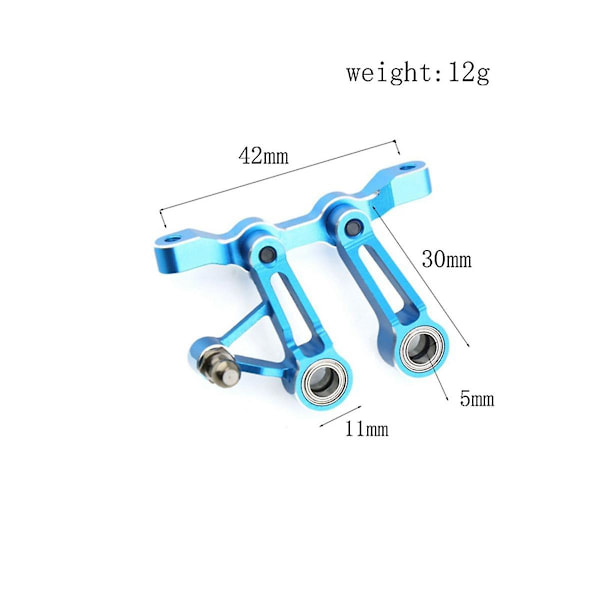 Aluminiums styringsgruppe for Xv02 Txv2-007bu, oppgraderingsdeler for RC-bil