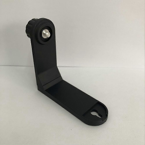 2 st Magnetiska L-fästen för 2-linjers Lasernivå 1/4' gänga Universal Superstark Järnmagnet Adsorption Stativ [DB] black