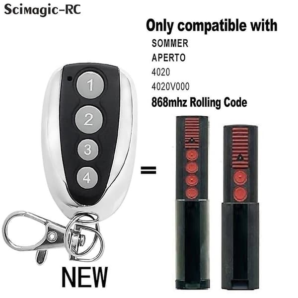 SOMMER 4020 гаражные ворота дистанционного управления 868MHz Rolling Code Sommer 4020V000 ручной передатчик ворот открывалка брелок {DB} SMG-SOMMER