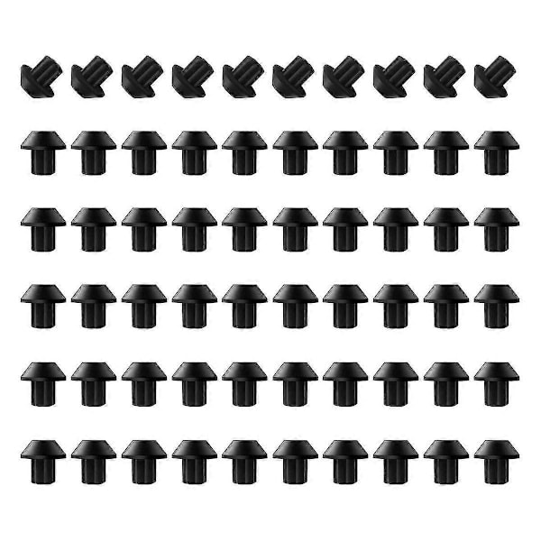60 kpl Kumiritiläjalat Kumijalkojen Vaihtoehdot Yhteensopiva WB2K101 Kaasulieden Polttimen Ritilän Kanssa Korvaa WB02T10461 [db]