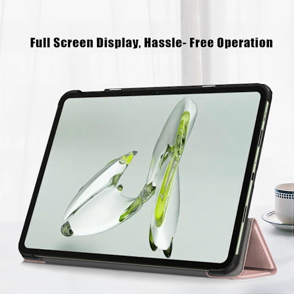 Til OnePlus Pad Go/Oppo Pad Air 2/Pad Neo Smart Case PU Læder Trifold Stand Tablet Cover [DB] Multicolor Style D