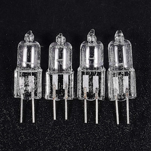 12V 20W 2-pin G4 Sokkel Halogenpære 4 Stykker Varmhvit [DB] Warm white