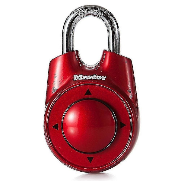 Master Lock Retningslås Skab Gym Hængeslås-XinHan db Red
