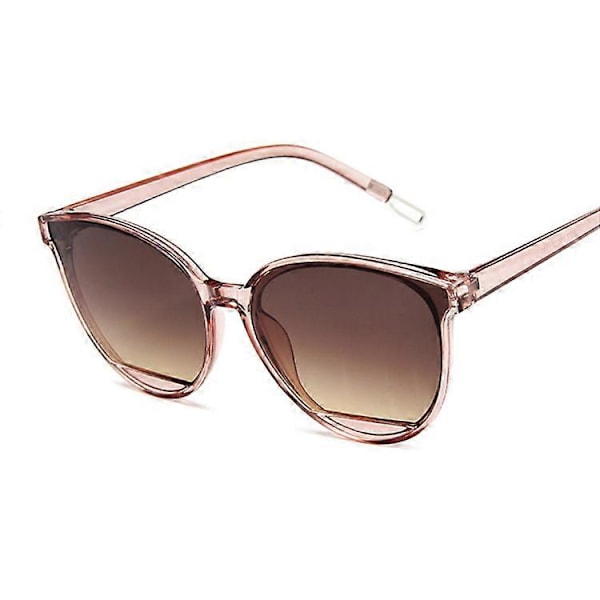 Nyhed 2020 Mode Solbriller Kvinde Vintage Metal Spejl Klassiske Vintage Solbriller Kvinde Oculos De Sol Feminino UV400 [db] Brown
