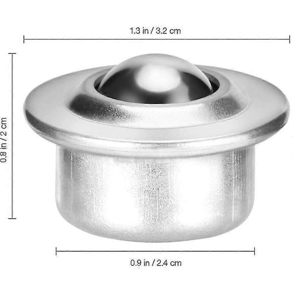 Transportkugleleje i rustfrit stål, universal metal [DB]