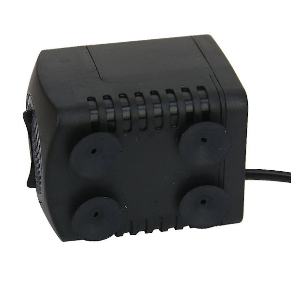 Ac 220-240v 15w Nedsænkbar Pumpe Vandpumpe Springvand Dam Pumpe Akvarium Eu Stik [DB] Black