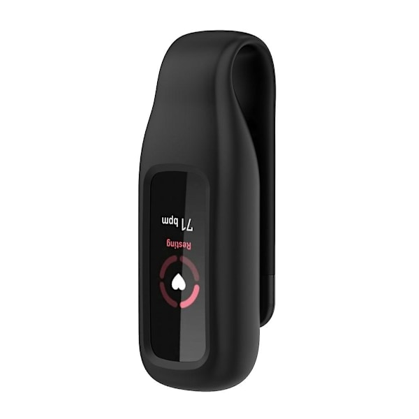 Metallklips Silika Etui for Fitbit- Luxe Smart Anti-tapt Skallspenne [db] Black