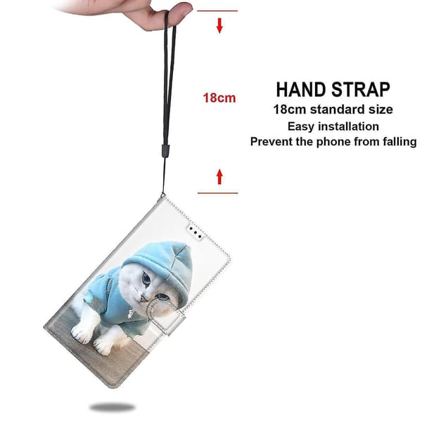 Mobilskal med katt i hatt för Poco X3 NFC/X3[DB]