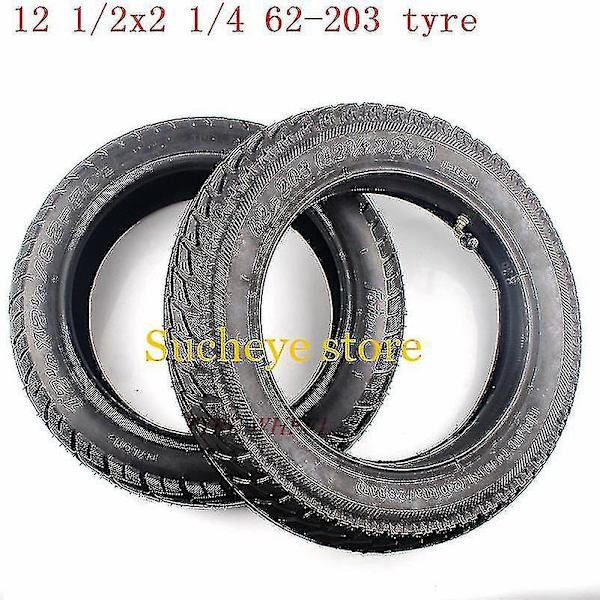12 1/2x2 1/4 Hjul Däck 12 Tum 12 1/2 X 2 1/4 62-203 Däck Innertub Passar Många Bensin Elektriska Scootrar Och E-cykel Vikbar Cykel {Db} tyre A