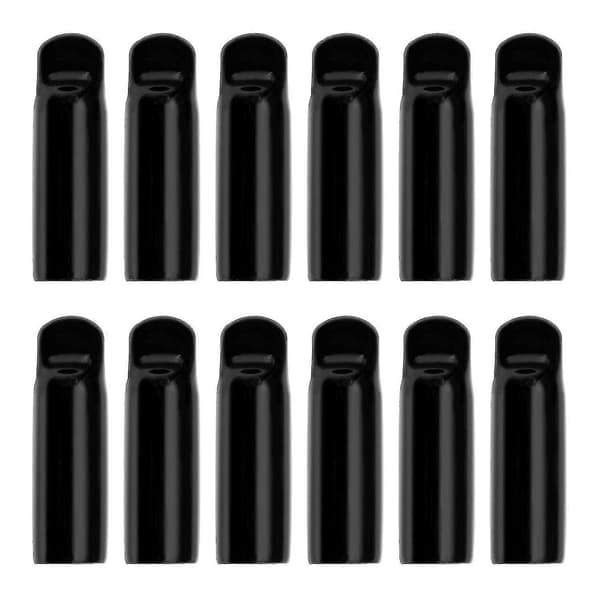 12 stk. Ølkran Plugghette, Sanitær Krankappe Gummi Tappdeksel [DB] black